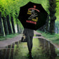 Montford Point Marines Umbrella The Right To Fight - Black