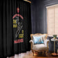 African American Heroes Window Curtain Montford Point Marines - Black - African Pride