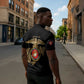 Montford Point Marines Zipper Polo Shirt The Right To Fight - Black
