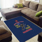 African American Heroes Area Rug Montford Point Marines - Blue - African Pride