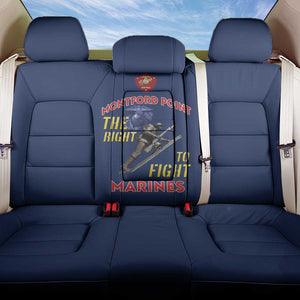 African American Heroes Back Car Seat Cover Montford Point Marines - Blue - African Pride