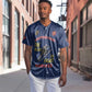 African American Heroes Baseball Jersey Montford Point Marines - Blue - African Pride