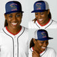 Montford Point Marines Baseball Net Cap The Right To Fight - Blue - African Pride