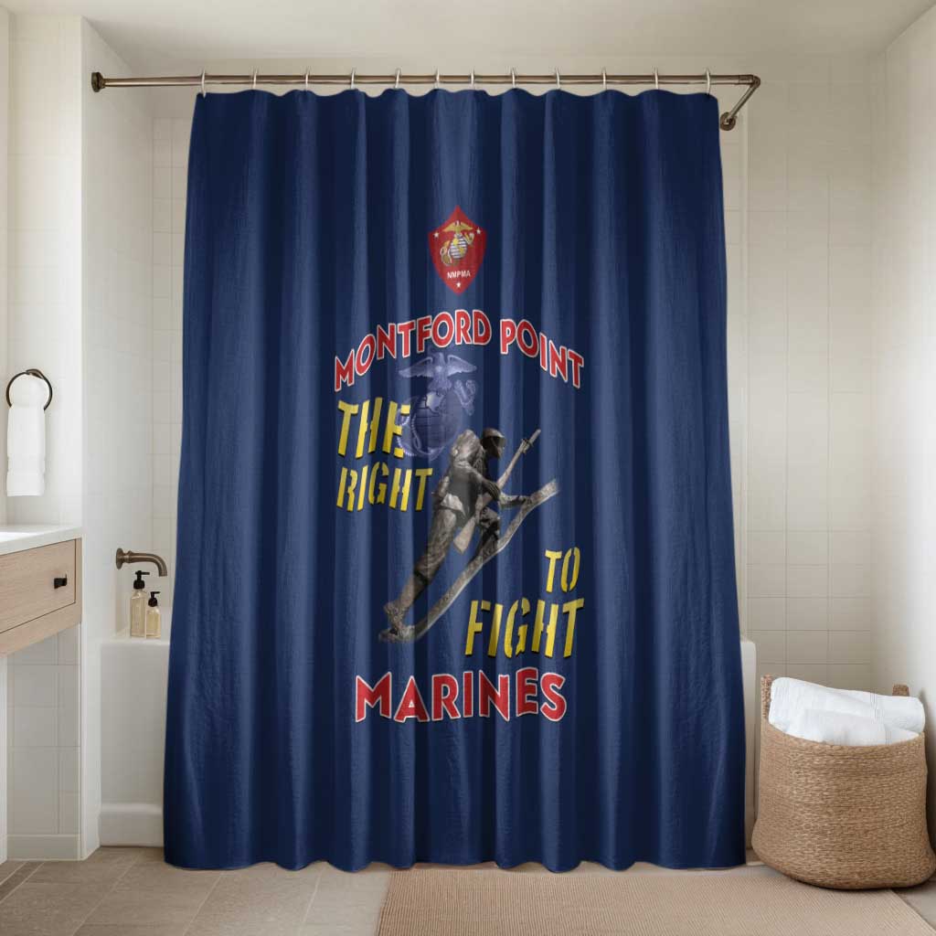 Montford Point Marines Bathroom Set The Right To Fight - Blue