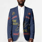 Montford Point Marines Blazer The Right To Fight - Blue