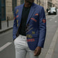 Montford Point Marines Blazer The Right To Fight - Blue