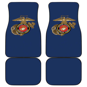 African American Heroes Car Mats Montford Point Marines - Blue - African Pride