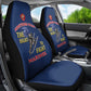 African American Heroes Car Seat Cover Montford Point Marines - Blue - African Pride