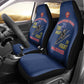 African American Heroes Car Seat Cover Montford Point Marines - Blue - African Pride