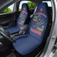 African American Heroes Car Seat Cover Montford Point Marines - Blue - African Pride