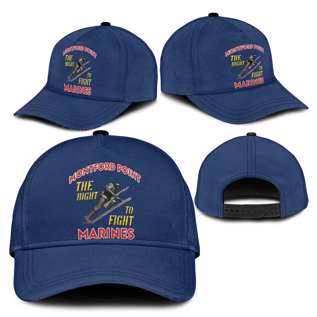 Montford Point Marines Classic Cap The Right To Fight - Blue - African Pride