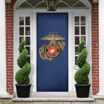 Montford Point Marines Door Cover The Right To Fight - Blue