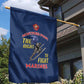African American Heroes Garden Flag Montford Point Marines - Blue - African Pride