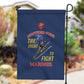 African American Heroes Garden Flag Montford Point Marines - Blue - African Pride
