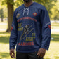 Montford Point Marines Hockey Jersey The Right To Fight - Blue