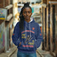 African American Heroes Hoodie Montford Point Marines - Blue - African Pride