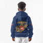 African American Heroes Kid Hoodie Montford Point Marines - Blue - African Pride