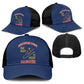 Montford Point Marines Mesh Trucker Cap The Right To Fight - Blue - African Pride