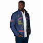 Montford Point Marines Padded Jacket The Right To Fight - Blue