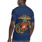 African American Heroes Rugby Jersey Montford Point Marines - Blue - African Pride