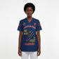 Montford Point Marines Scrub Top The Right To Fight - Blue - African Pride
