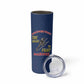 African American Heroes Skinny Tumbler Montford Point Marines - Blue - African Pride