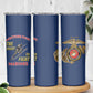 African American Heroes Skinny Tumbler Montford Point Marines - Blue - African Pride