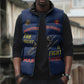 Montford Point Marines Sleeveless Puffer Jacket The Right To Fight - Blue