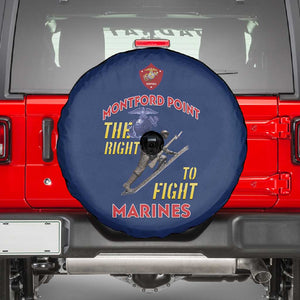 African American Heroes Spare Tire Cover Montford Point Marines - Blue - African Pride