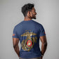 African American Heroes T shirt Montford Point Marines - Blue - African Pride