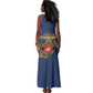 African American Heroes Tank Maxi Dress Montford Point Marines - Blue - African Pride