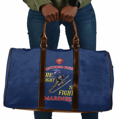 Montford Point Marines Travel Bag The Right To Fight - Blue