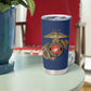 African American Heroes Tumbler Cup Montford Point Marines - Blue - African Pride