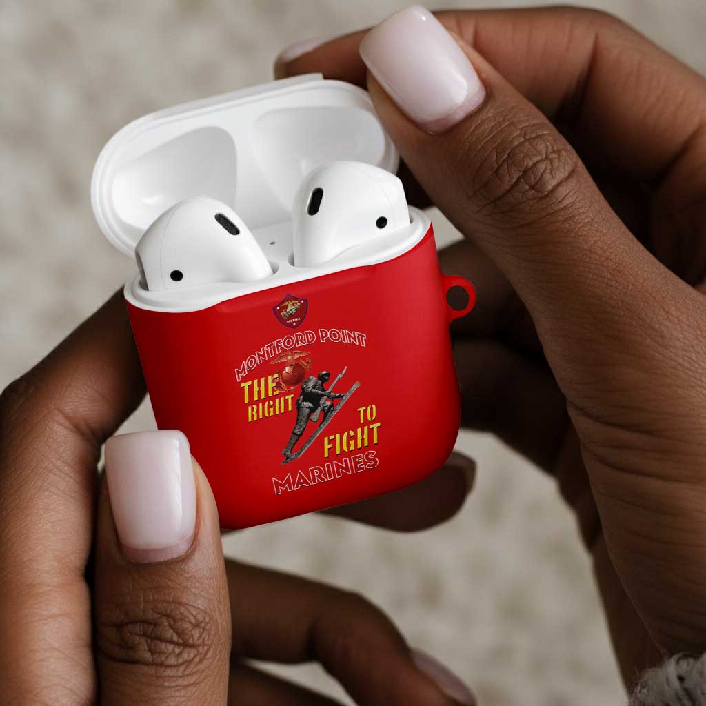 Montford Point Marines AirPods Case The Right To Fight - Red