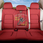 African American Heroes Back Car Seat Cover Montford Point Marines - Red - African Pride