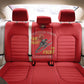 African American Heroes Back Car Seat Cover Montford Point Marines - Red - African Pride