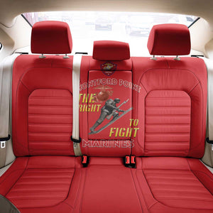 African American Heroes Back Car Seat Cover Montford Point Marines - Red - African Pride