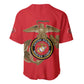 African American Heroes Baseball Jersey Montford Point Marines - Red - African Pride