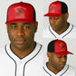 Montford Point Marines Baseball Net Cap The Right To Fight - Red - African Pride