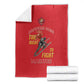 African American Heroes Blanket Montford Point Marines - Red - African Pride