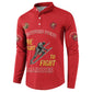 Montford Point Marines Button Sweatshirt The Right To Fight - Red