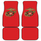 African American Heroes Car Mats Montford Point Marines - Red - African Pride