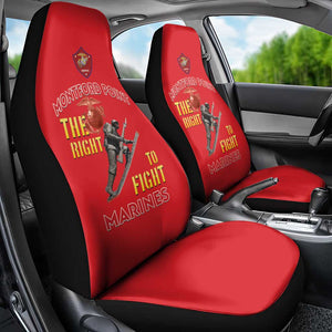 African American Heroes Car Seat Cover Montford Point Marines - Red - African Pride