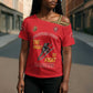 Montford Point Marines Cross Shoulder Shirt The Right To Fight - Red