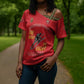 Montford Point Marines Cross Shoulder Shirt The Right To Fight - Red