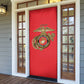 Montford Point Marines Door Cover The Right To Fight - Red
