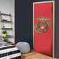 Montford Point Marines Door Cover The Right To Fight - Red