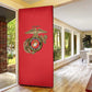 Montford Point Marines Door Cover The Right To Fight - Red