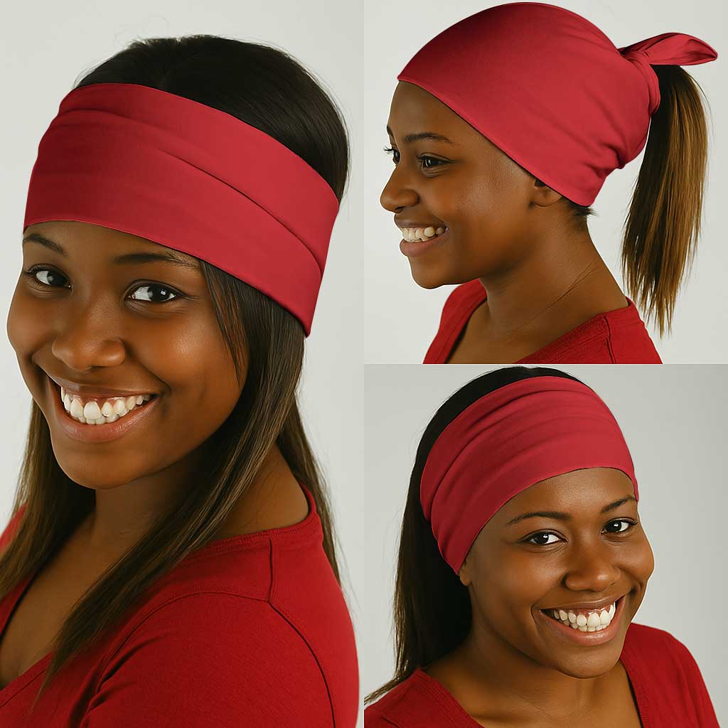 African American Heroes Neck Gaiter Montford Point Marines - Red - African Pride