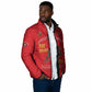 Montford Point Marines Padded Jacket The Right To Fight - Red